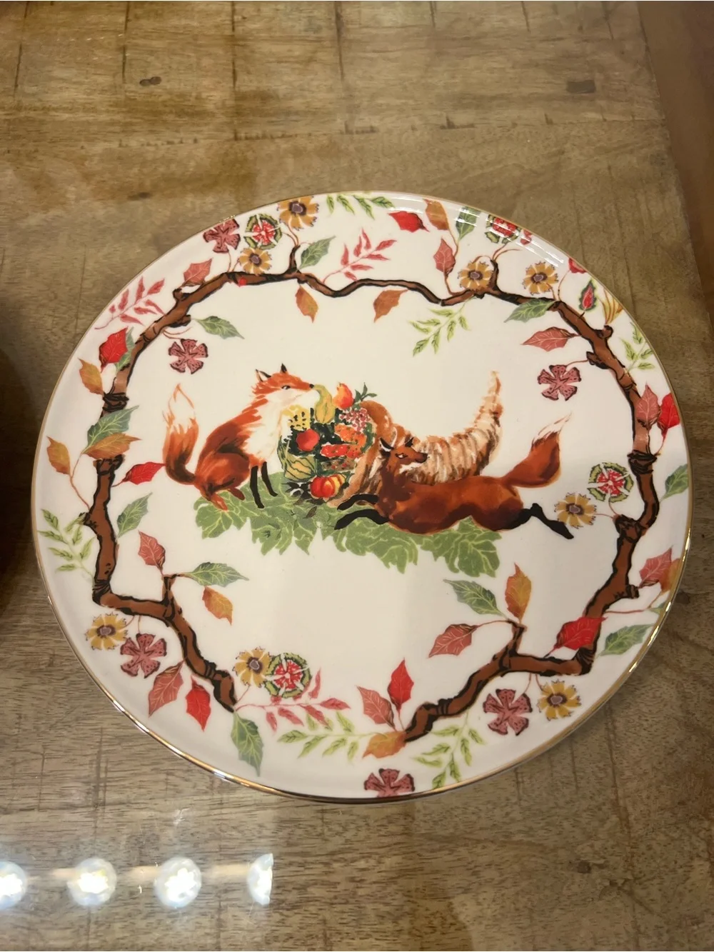 Anthropologie Inslee Fariss Autumn Bounty Fox 8